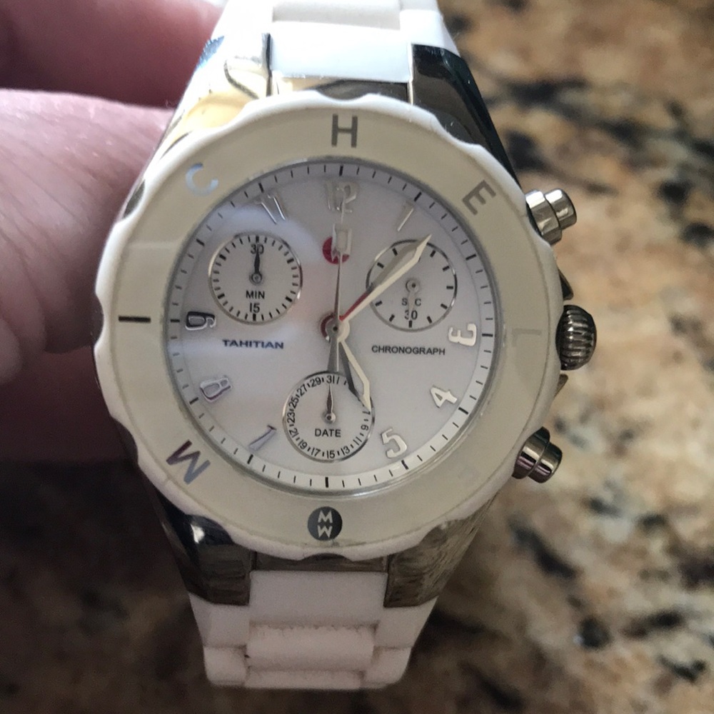 COPY - Michelle white jelly watch